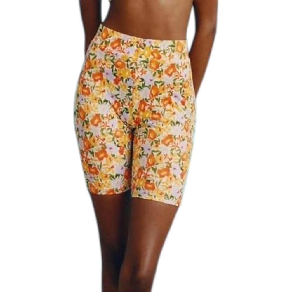 Zara Floral High-Rise Biker Shorts – Summer Trend Print 🌼
